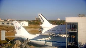 Weather camera view of Space Center Houston.
