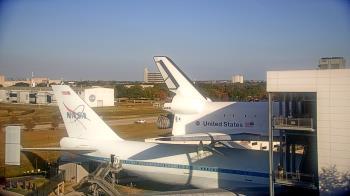 Weather camera view of Space Center Houston.