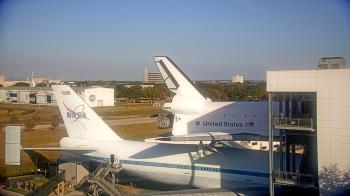 Weather camera view of Space Center Houston.