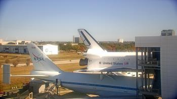 Weather camera view of Space Center Houston.