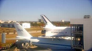 Weather camera view of Space Center Houston.