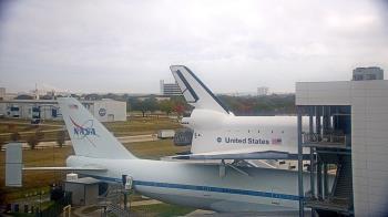 Weather camera view of Space Center Houston.