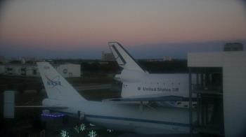 Weather camera view of Space Center Houston.