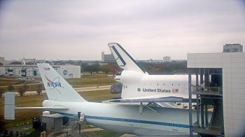 Weather camera view of Space Center Houston.