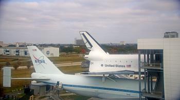 Weather camera view of Space Center Houston.