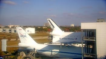 Weather camera view of Space Center Houston.