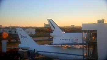 Weather camera view of Space Center Houston.