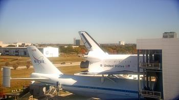 Weather camera view of Space Center Houston.