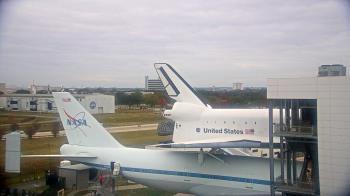 Weather camera view of Space Center Houston.