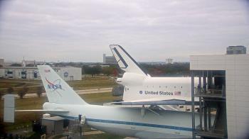 Weather camera view of Space Center Houston.