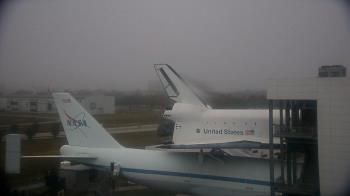 Weather camera view of Space Center Houston.