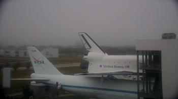 Weather camera view of Space Center Houston.