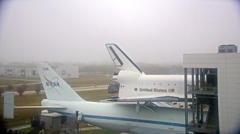 Weather camera view of Space Center Houston.