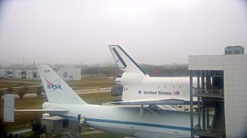 Weather camera view of Space Center Houston.