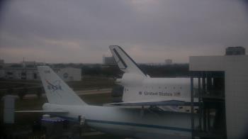 Weather camera view of Space Center Houston.