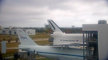Weather camera view of Space Center Houston.