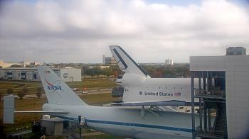 Weather camera view of Space Center Houston.