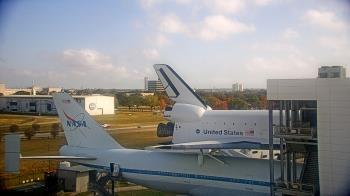 Weather camera view of Space Center Houston.