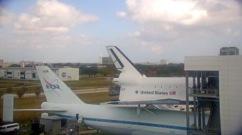 Weather camera view of Space Center Houston.