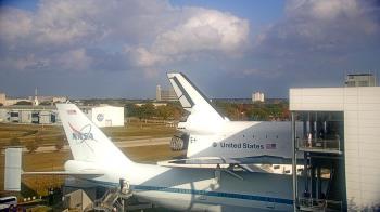 Weather camera view of Space Center Houston.