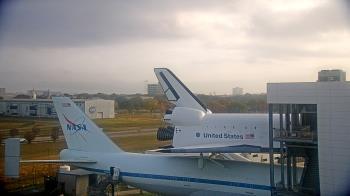 Weather camera view of Space Center Houston.