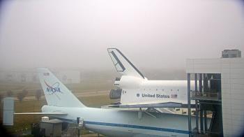 Weather camera view of Space Center Houston.