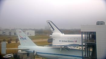 Weather camera view of Space Center Houston.