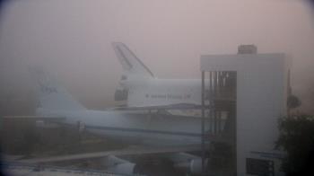 Weather camera view of Space Center Houston.