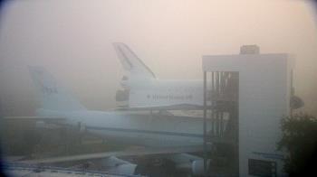 Weather camera view of Space Center Houston.