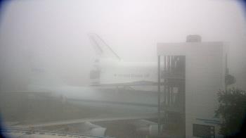 Weather camera view of Space Center Houston.