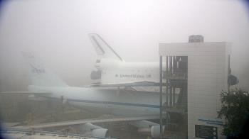 Weather camera view of Space Center Houston.