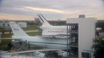 Weather camera view of Space Center Houston.