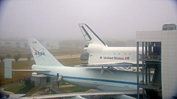 Weather camera view of Space Center Houston.