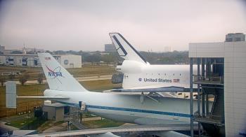Weather camera view of Space Center Houston.