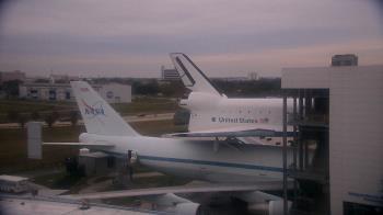 Weather camera view of Space Center Houston.