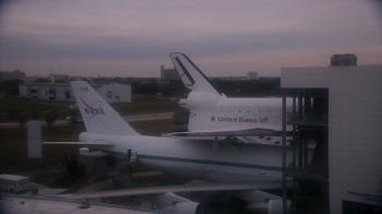 Weather camera view of Space Center Houston.