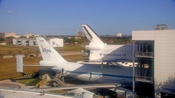 Weather camera view of Space Center Houston.