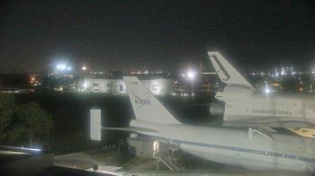 Weather camera view of Space Center Houston.