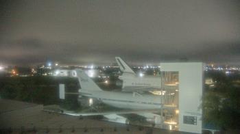 Weather camera view of Space Center Houston.