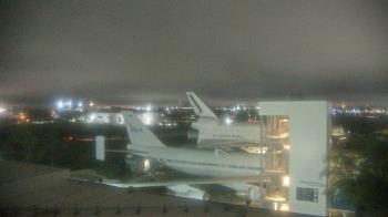 Weather camera view of Space Center Houston.