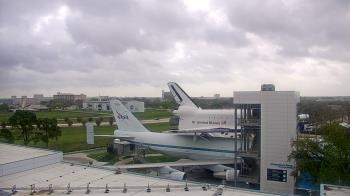 Weather camera view of Space Center Houston.