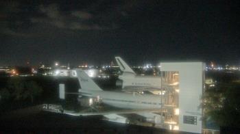 Weather camera view of Space Center Houston.