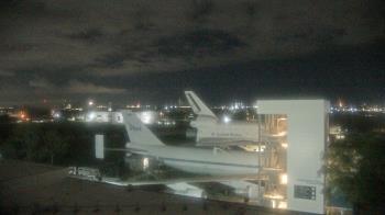 Weather camera view of Space Center Houston.