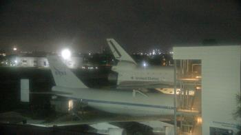 Weather camera view of Space Center Houston.