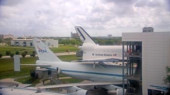 Weather camera view of Space Center Houston.