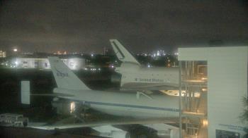 Weather camera view of Space Center Houston.