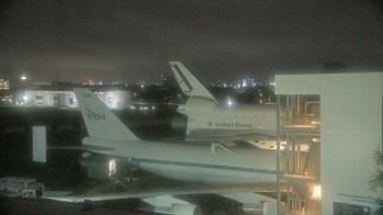 Weather camera view of Space Center Houston.