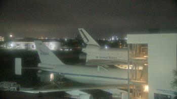 Weather camera view of Space Center Houston.