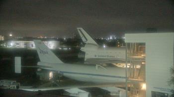 Weather camera view of Space Center Houston.
