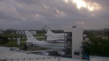 Weather camera view of Space Center Houston.